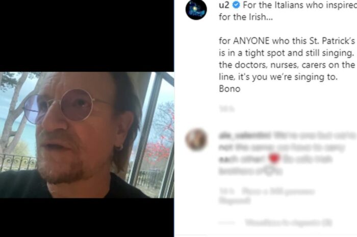 L'omaggio di Bono all'Italia che resiste diventa un singolo: ecco "Sing 4 life"