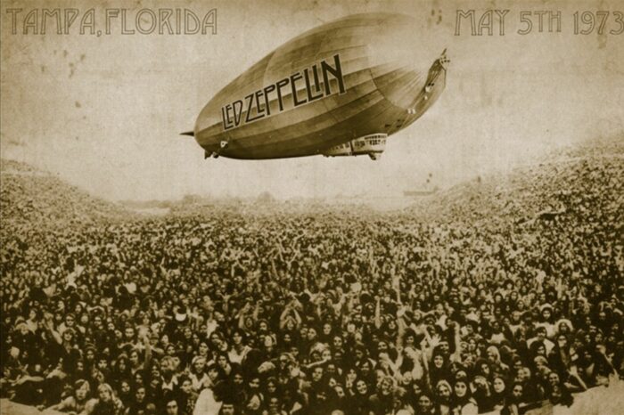 Un concerto per conquistarli tutti: quando i Led Zeppelin infuocarono il Tampa Stadium con uno show memorabile