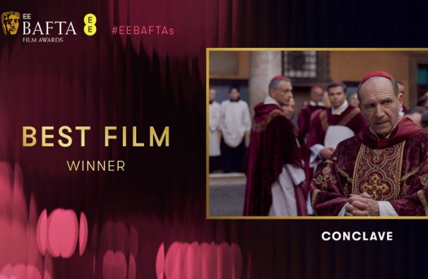 Ai Bafta 2025 vince Conclave, miglior regia e miglior attore (Adrien Brody) per The Brutalist